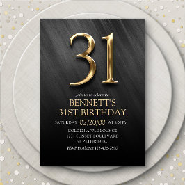 Einladung zum 31. Geburtstag