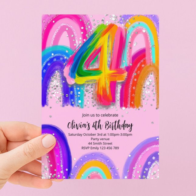 Einladung zum 4. Geburtstag (Von Creator hochgeladen)
