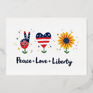 Einladung zum 4. Juli - Frieden Liebe Freiheit