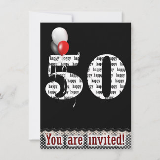 Einladung zum 50. Geburtstag