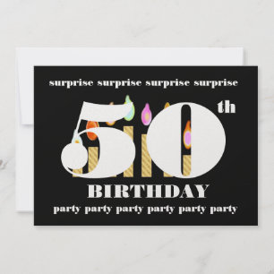 Einladung zum 50. Geburtstag