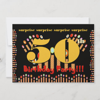 Einladung zum 50. Geburtstag