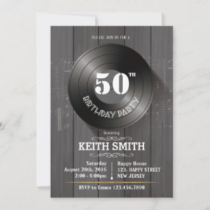 Einladung zum 50. Geburtstag - jedes Alter