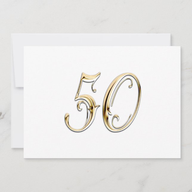 Einladung zum 50. Hochzeitstag