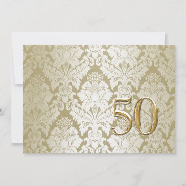 Einladung zum 50. Hochzeitstag (Vorderseite)