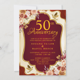 Einladung zum 50. Hochzeitstag