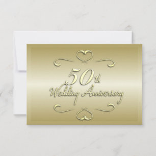 Einladung zum 50. Hochzeitstag