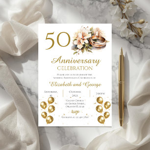 Einladung zum 50. Jubiläum mit Ringen