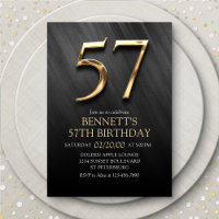 Einladung zum 57. Geburtstag