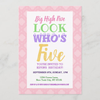 Einladung zum 5. Geburtstag