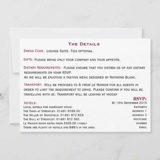 Einladung zum 60. Geburtstag (Rückseite)