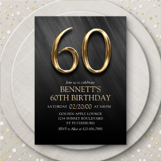 Einladung zum 60. Geburtstag