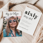 Einladung zum 60. Geburtstag | Foto 60. Geburtstag<br><div class="desc">60. Geburtstag Foto Einladung Bereit,  von Ihnen personalisiert zu werden!</div>