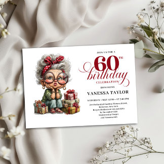 Einladung zum 60. Geburtstag Lustiges Eigenartiges
