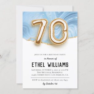 Einladung zum 70. Geburtstag
