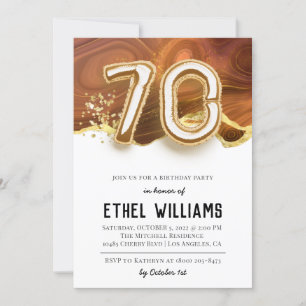 Einladung zum 70. Geburtstag