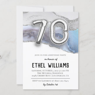 Einladung zum 70. Geburtstag