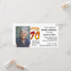 Einladung zum 70 Geburtstag Foto (Vorderseite/Rückseite Beispiel)