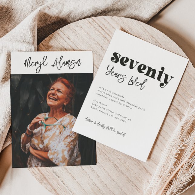 Einladung zum 70. Geburtstag | Foto 70. Geburtstag (Von Creator hochgeladen)