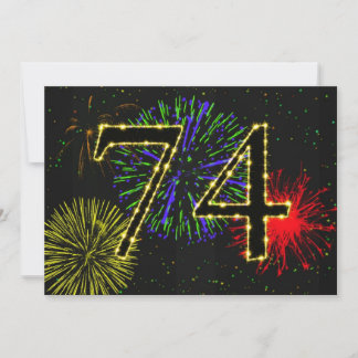 Einladung zum 74. Geburtstag