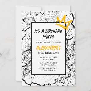 Einladung zum 83. Geburtstag Männer Graffiti