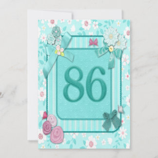 Einladung zum 86. Geburtstag