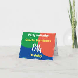 Einladung zum 8. Geburtstag