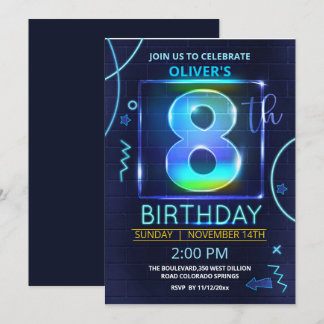 Einladung zum 8. Geburtstag