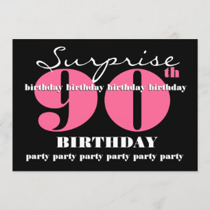 Einladung zum 90. Geburtstag
