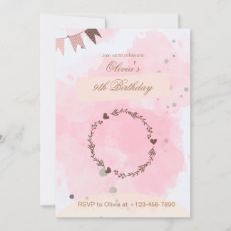 Einladung zum 9. Geburtstag