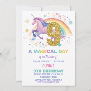 Einladung zum 9. Geburtstag
