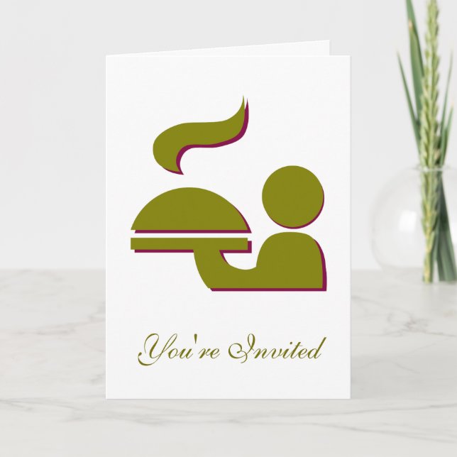 Einladung zum Abendessen (Vorderseite)