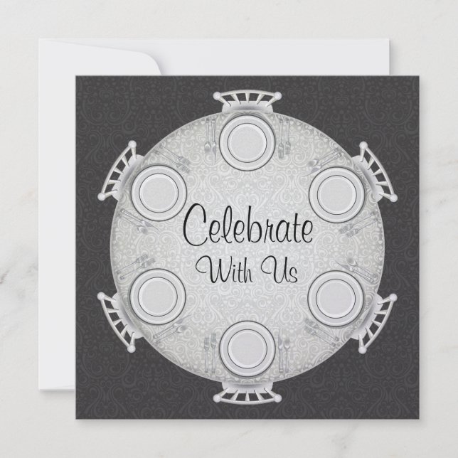 Einladung zum Abendessen (Vorderseite)