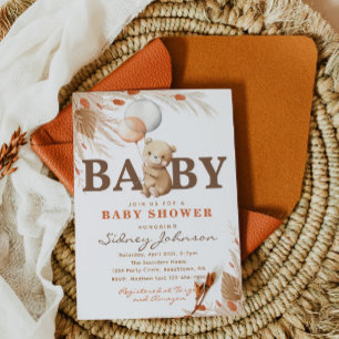 Einladung zum Baby Wait Baby Shower   Bärendusche