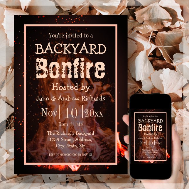 Einladung zum Backyard Bonfire (Von Creator hochgeladen)