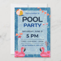 Einladung zum Baden am Geburtstag