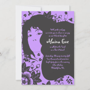 EINLADUNG ZUM Bar/Bat-Mizwa-Event FLOWER CHILD