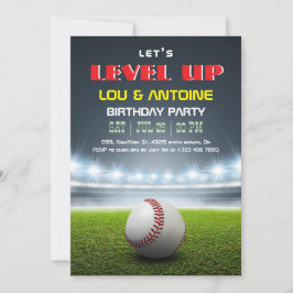 Einladung zum Baseball-Geburtstag