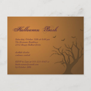 Einladung zum beängstigenden Halloween-Party Burno
