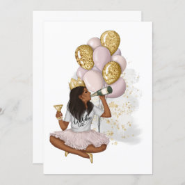 Einladung zum besten Tag je Girl zum Geburtstag