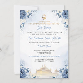 Einladung zum Blue Floral Sukhmani Sahib Path Gebu