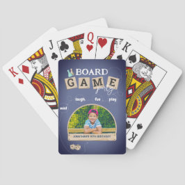 Einladung zum Board Game Birthday Spielkarten