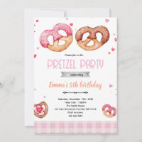Einladung zum Brezel-Party-Thema