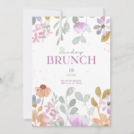 Einladung zum Brunch am Sonntag Funday - Elegant &