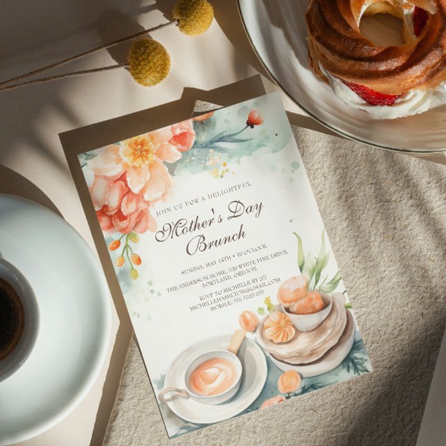 Einladung zum Brunch mit der Mutter und der Mutter (Von Creator hochgeladen)