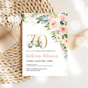 Einladung zum Brunch zum 70. Geburtstag   Elegant 