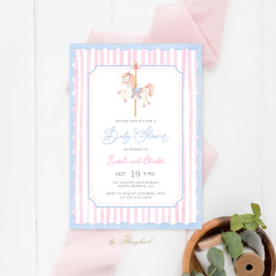 Einladung zum Carousel Baby Shower