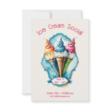 Einladung zum charmanten Eiscreme-Sozial