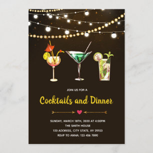 Einladung zum Cocktail Party