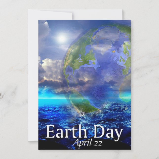 Einladung zum Earth Day (Vorderseite)